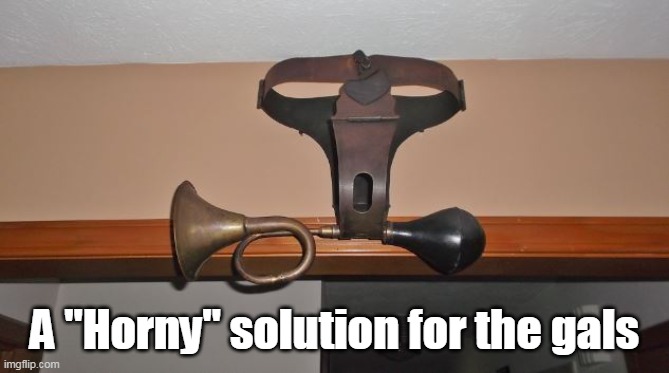 A "Horny" solution for the gals | made w/ Imgflip meme maker