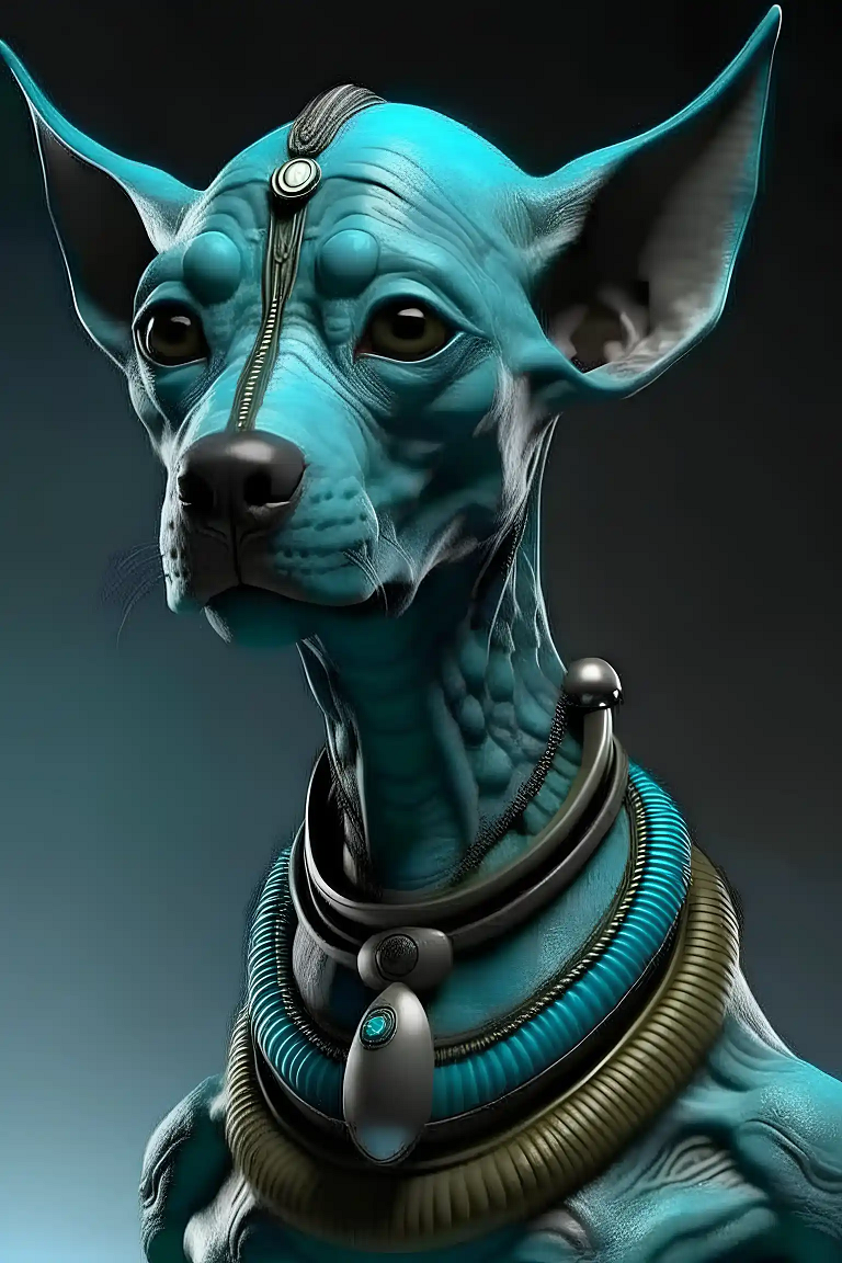 High Quality Dog Faced Alien Blank Meme Template