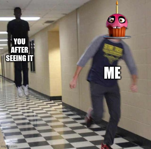 floating boy chasing running boy | YOU AFTER SEEING IT ME | image tagged in floating boy chasing running boy | made w/ Imgflip meme maker