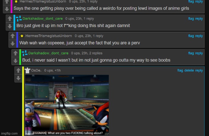 two dumbasses fighting the worst fight I've ever seen | made w/ Imgflip meme maker