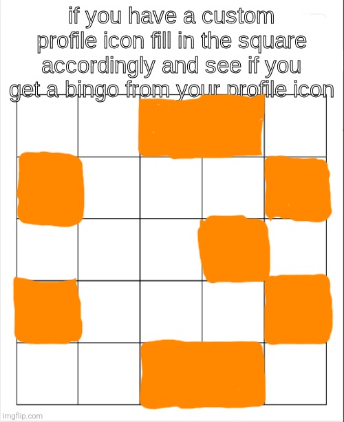 profile icon bingo | image tagged in profile icon bingo | made w/ Imgflip meme maker