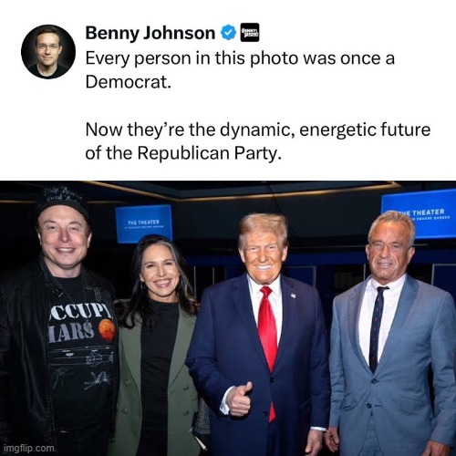 Trump isnt the bad guy here. (Thank you Benny Johnson) | image tagged in memes,funny,democrats,republicans,politics,trump | made w/ Imgflip meme maker