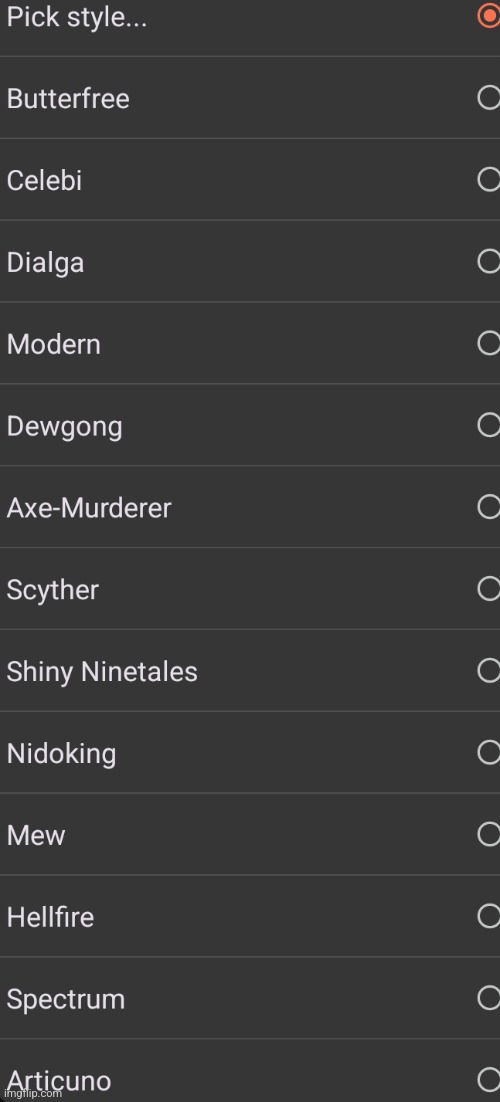 My favorite pokemon is axe-murderer | made w/ Imgflip meme maker
