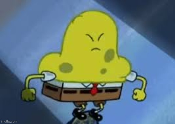 new template | image tagged in spongebob nsfw head mad walking idk lol plz kill me already | made w/ Imgflip meme maker
