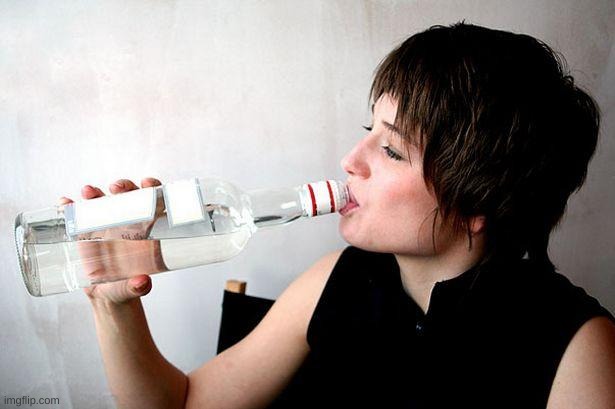 Drinking vodka | image tagged in drinking vodka | made w/ Imgflip meme maker