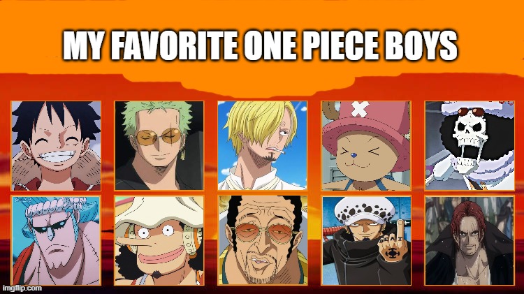 my favorite one piece boys | MY FAVORITE ONE PIECE BOYS | image tagged in one piece boys,favorites,anime,pirates,animeme,one piece | made w/ Imgflip meme maker