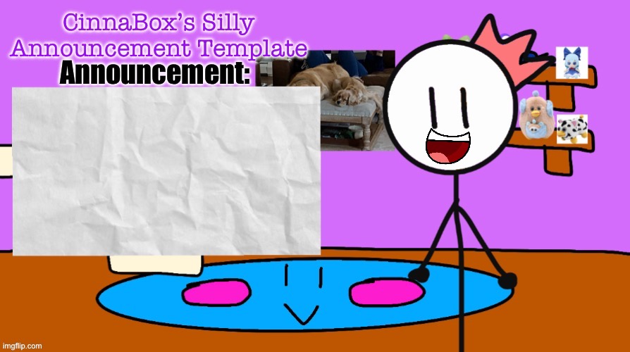 Fuck you, cinnabox gets bfdi mouth | image tagged in cinnabox s silly announcement template | made w/ Imgflip meme maker