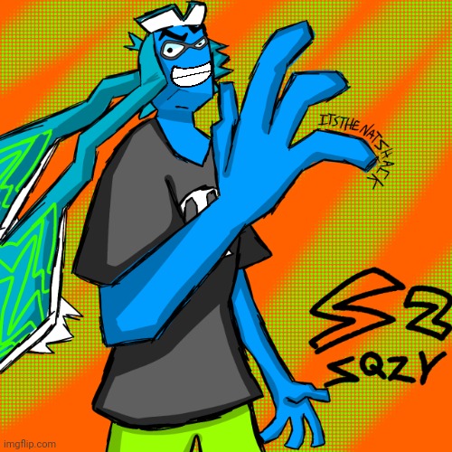 Skatez squidzy | image tagged in skatez squidzy | made w/ Imgflip meme maker
