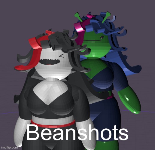 Claire and peanoid claire | Beanshots | image tagged in claire and peanoid claire | made w/ Imgflip meme maker