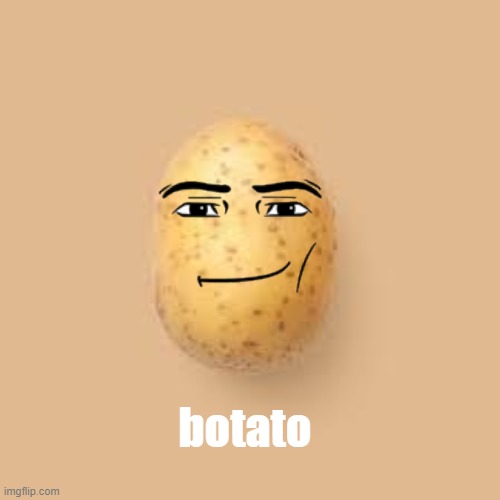 botatio | botato | image tagged in roblox meme,potato | made w/ Imgflip meme maker