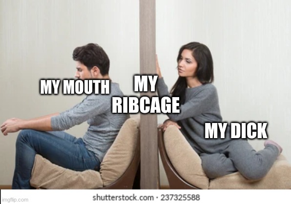 MY MOUTH MY DICK MY RIBCAGE | made w/ Imgflip meme maker