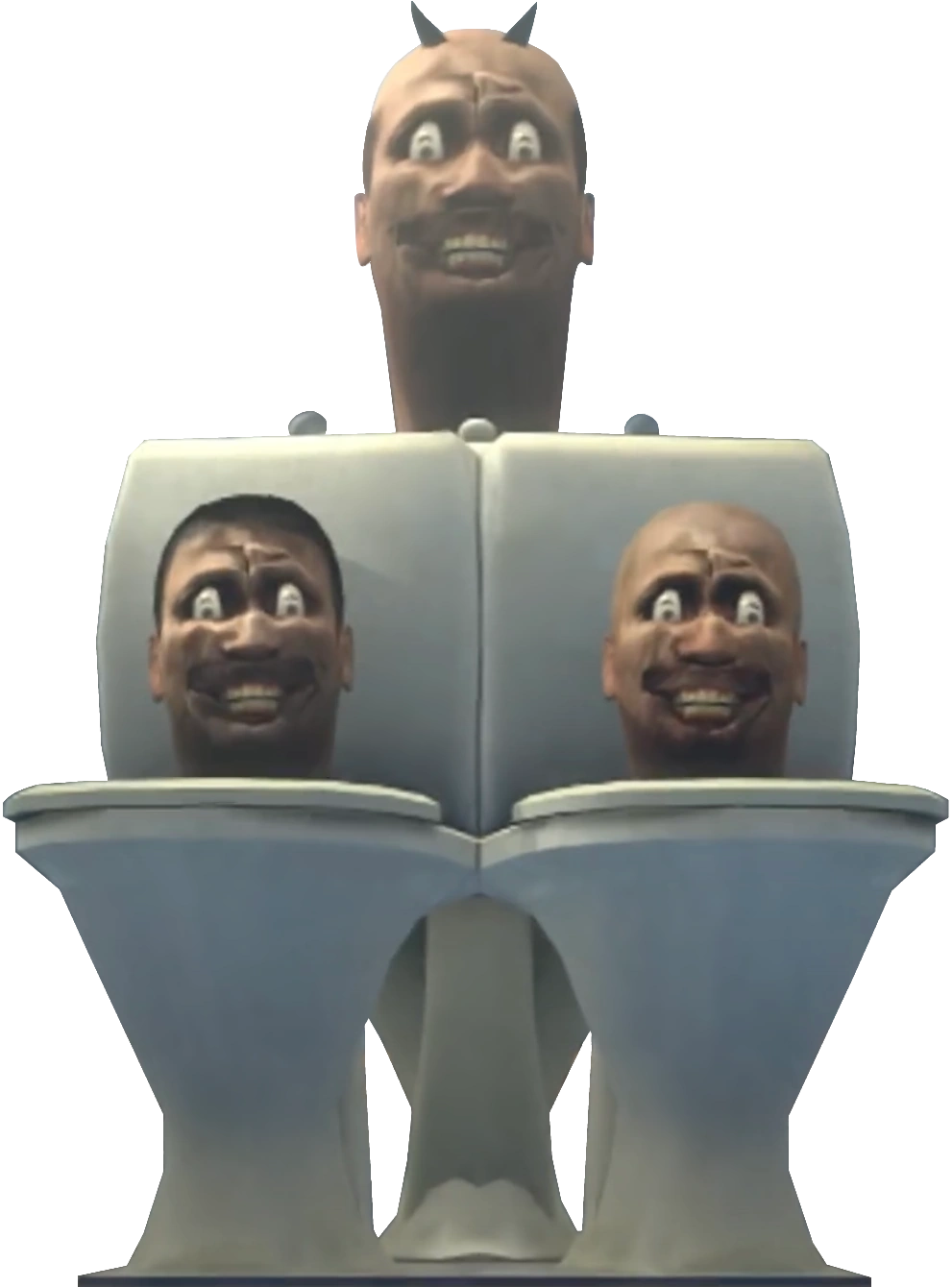 giant triplet skibidi Blank Meme Template