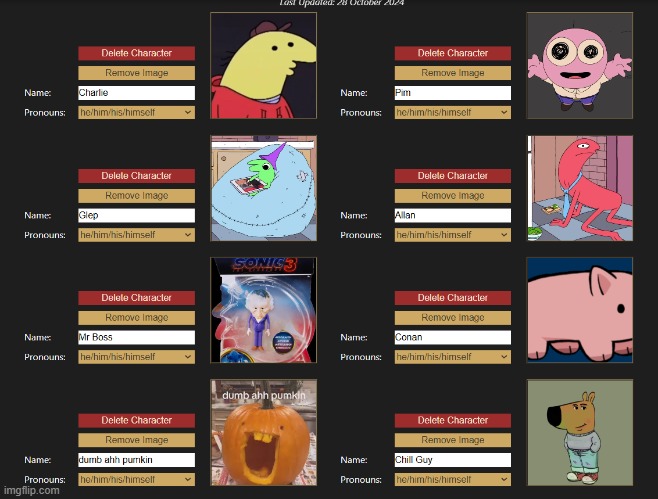 here are the newcomers for tonight uhh yeag starting in like 2 minutes | made w/ Imgflip meme maker