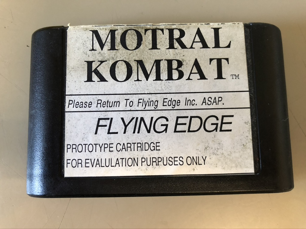 Mortal Kombat prototype cartridge Blank Meme Template