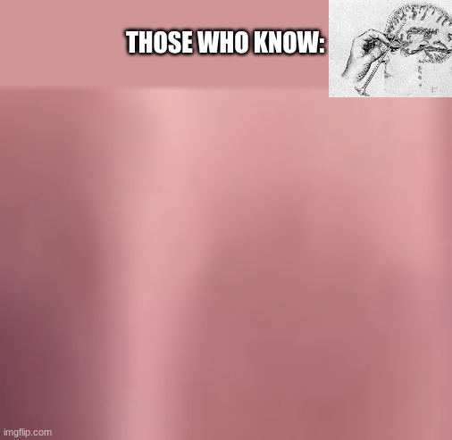 THOSE WHO KNOW: | made w/ Imgflip meme maker