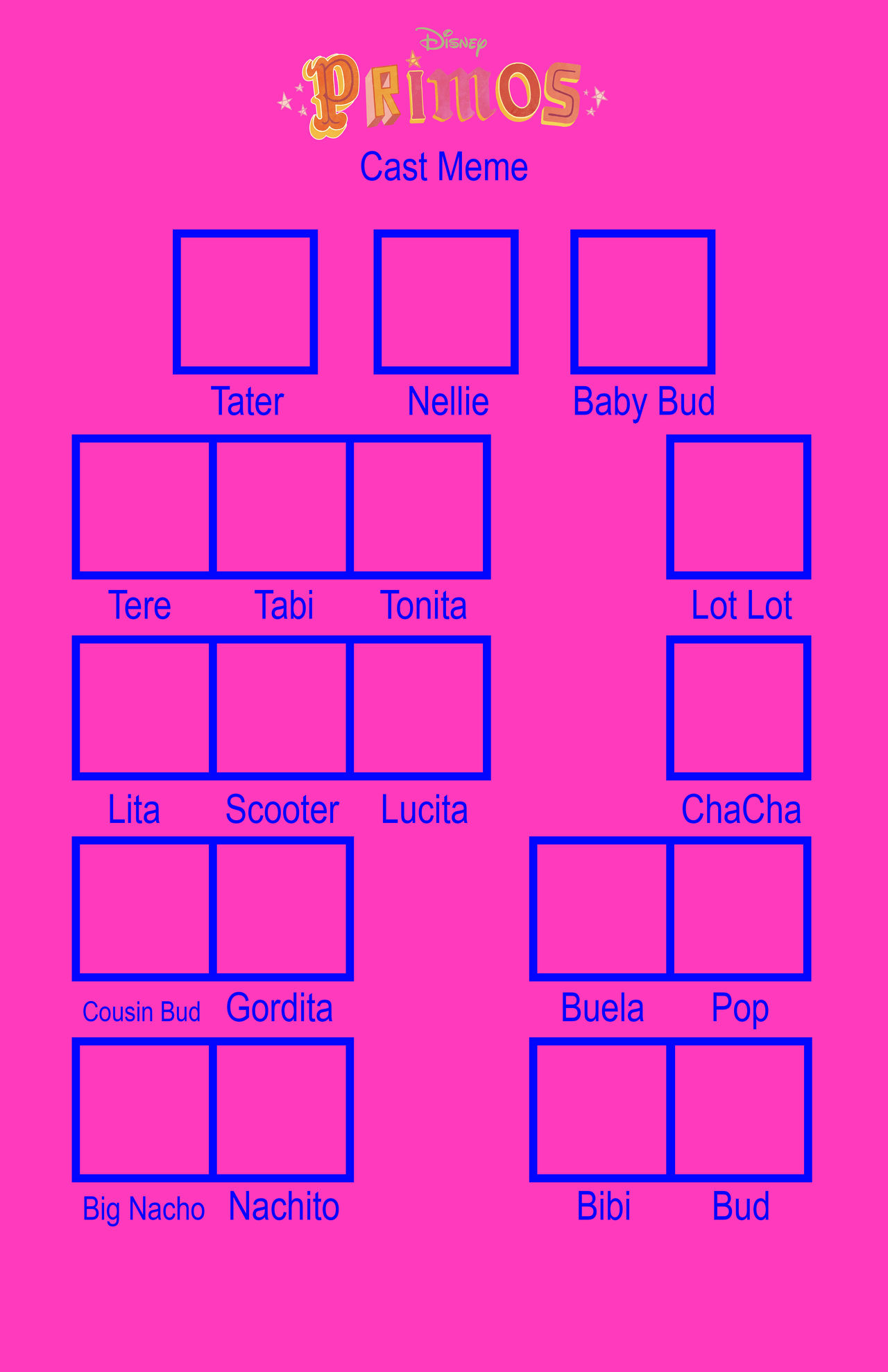 Primos Cast Meme Template Blank Meme Template