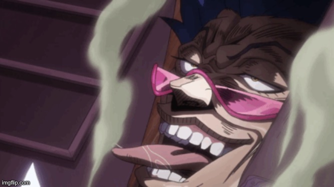 JoJo's Bizarre Adventure Alessi | image tagged in jojo's bizarre adventure alessi | made w/ Imgflip meme maker