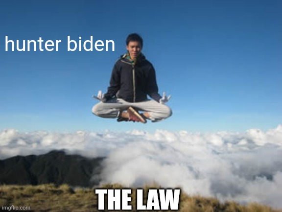 Piglosi says: Nobody is above the Law! | hunter biden; THE LAW | made w/ Imgflip meme maker