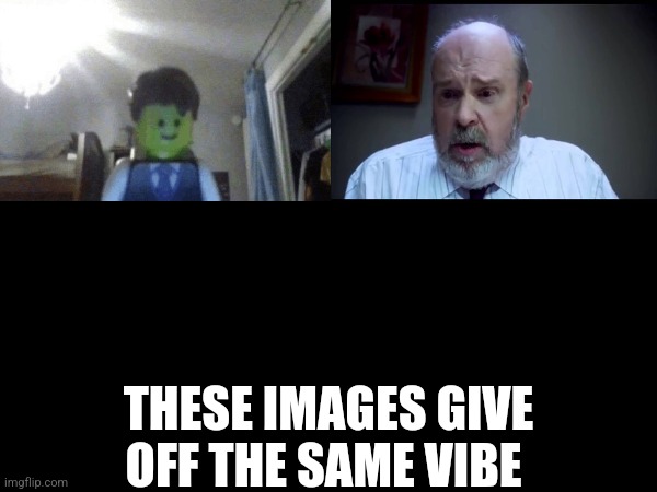 Watch a hunted house 2 and 1 or look up the professor Wilde meme | THESE IMAGES GIVE OFF THE SAME VIBE | image tagged in professor,lego,funny memes | made w/ Imgflip meme maker