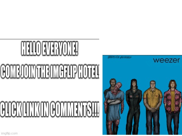 IMGFLIP hotel welcome to all! | image tagged in hotel | made w/ Imgflip meme maker