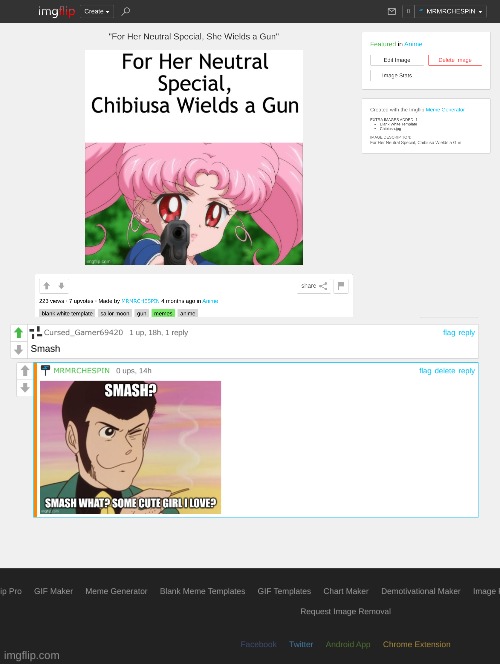 bro what | image tagged in cursedcomments,lupin iii,anime,sailor moon | made w/ Imgflip meme maker