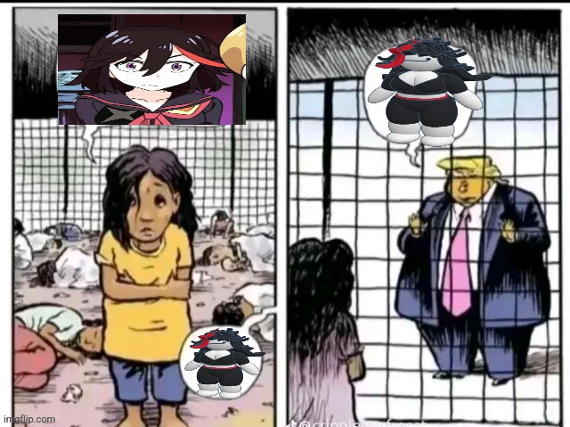 Trump and Mexican girl | image tagged in trump and mexican girl | made w/ Imgflip meme maker