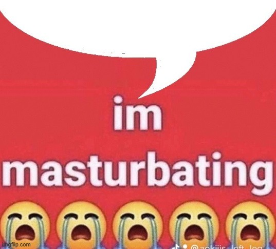 im masturbating | image tagged in im masturbating | made w/ Imgflip meme maker