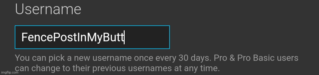 Do I go back to this old username for a month? | made w/ Imgflip meme maker