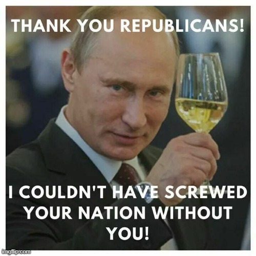 Spoiler Alert | image tagged in donald trump,vladimir putin,republicans | made w/ Imgflip meme maker