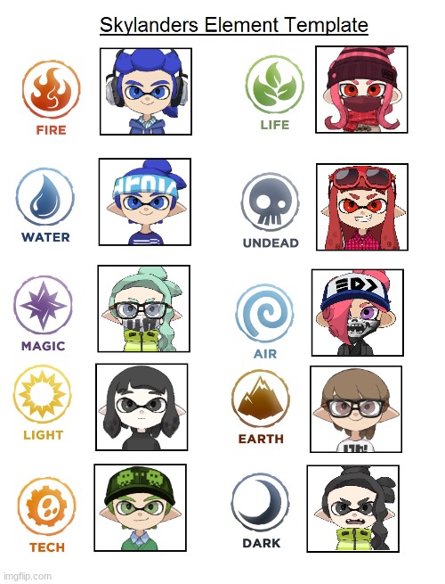 Elemental Inklings and Octolings.mp3 | image tagged in skylanders bank | made w/ Imgflip meme maker