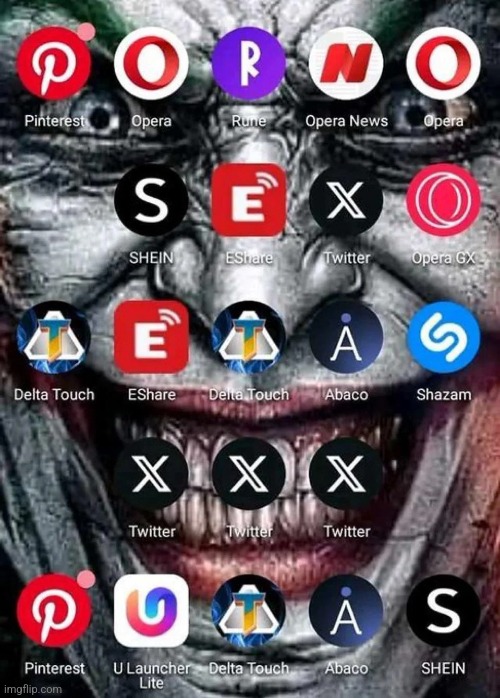 rank my homescreen | made w/ Imgflip meme maker