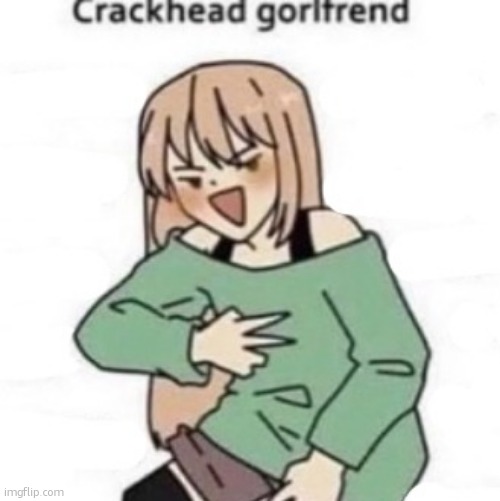 Crackhead girlfriend | image tagged in crackhead girlfriend | made w/ Imgflip meme maker