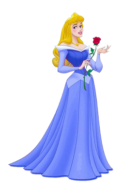 Aurora Brair Rose in her Blue Dress Blank Meme Template