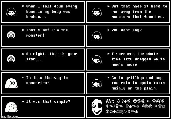 The fallen child pt. 2 | image tagged in chara,undertale | made w/ Imgflip meme maker