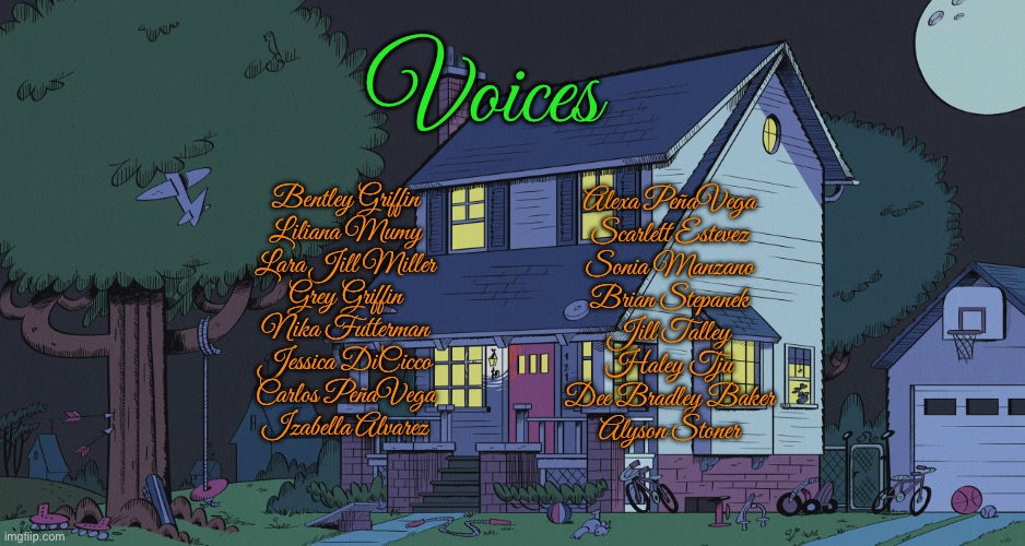 Scooby Doo End Credits - Page 7 | Voices; Bentley Griffin
Liliana Mumy
Lara Jill Miller
Grey Griffin
Nika Futterman
Jessica DiCicco
Carlos PeñaVega
Izabella Alvarez; Alexa PeñaVega
Scarlett Estevez
Sonia Manzano
Brian Stepanek
Jill Talley
Haley Tju
Dee Bradley Baker
Alyson Stoner | image tagged in scooby doo,cartoon network,the loud house,nickelodeon,lori loud,lincoln loud | made w/ Imgflip meme maker