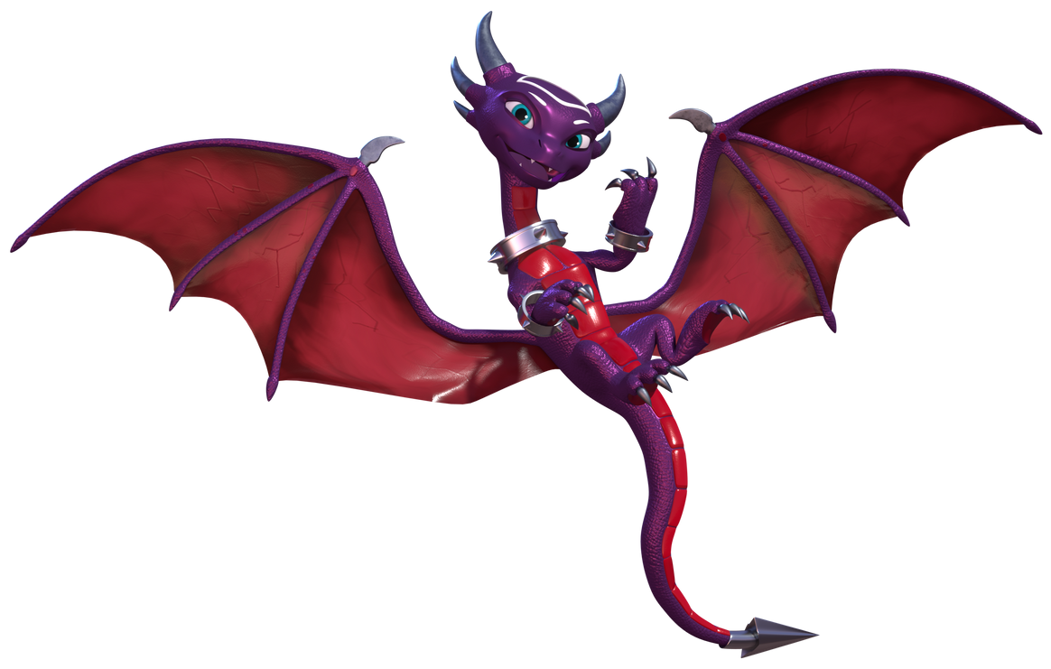 Cynder 3 (Skylanders) Blank Meme Template