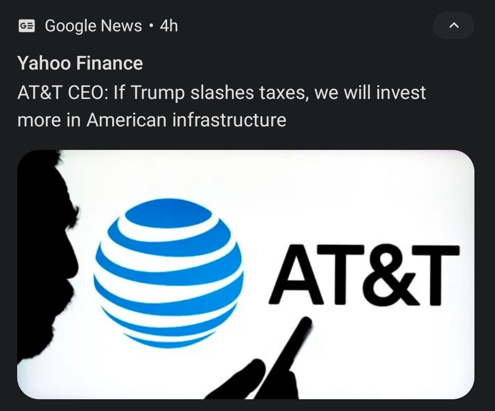 AT&T CEO: If Trump slashes taxes Blank Meme Template