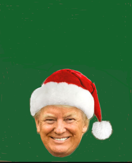 High Quality Pres Trump as Santa Claus Blank Meme Template