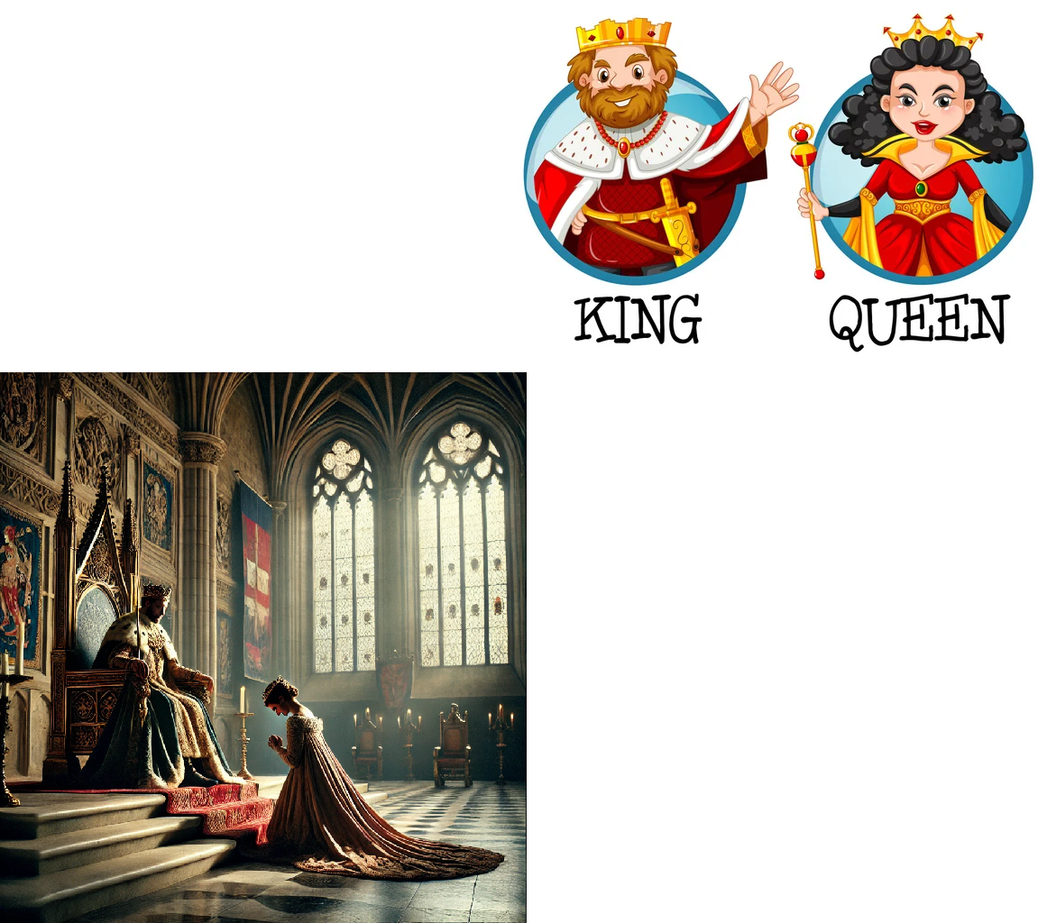 King And Queen Blank Meme Template