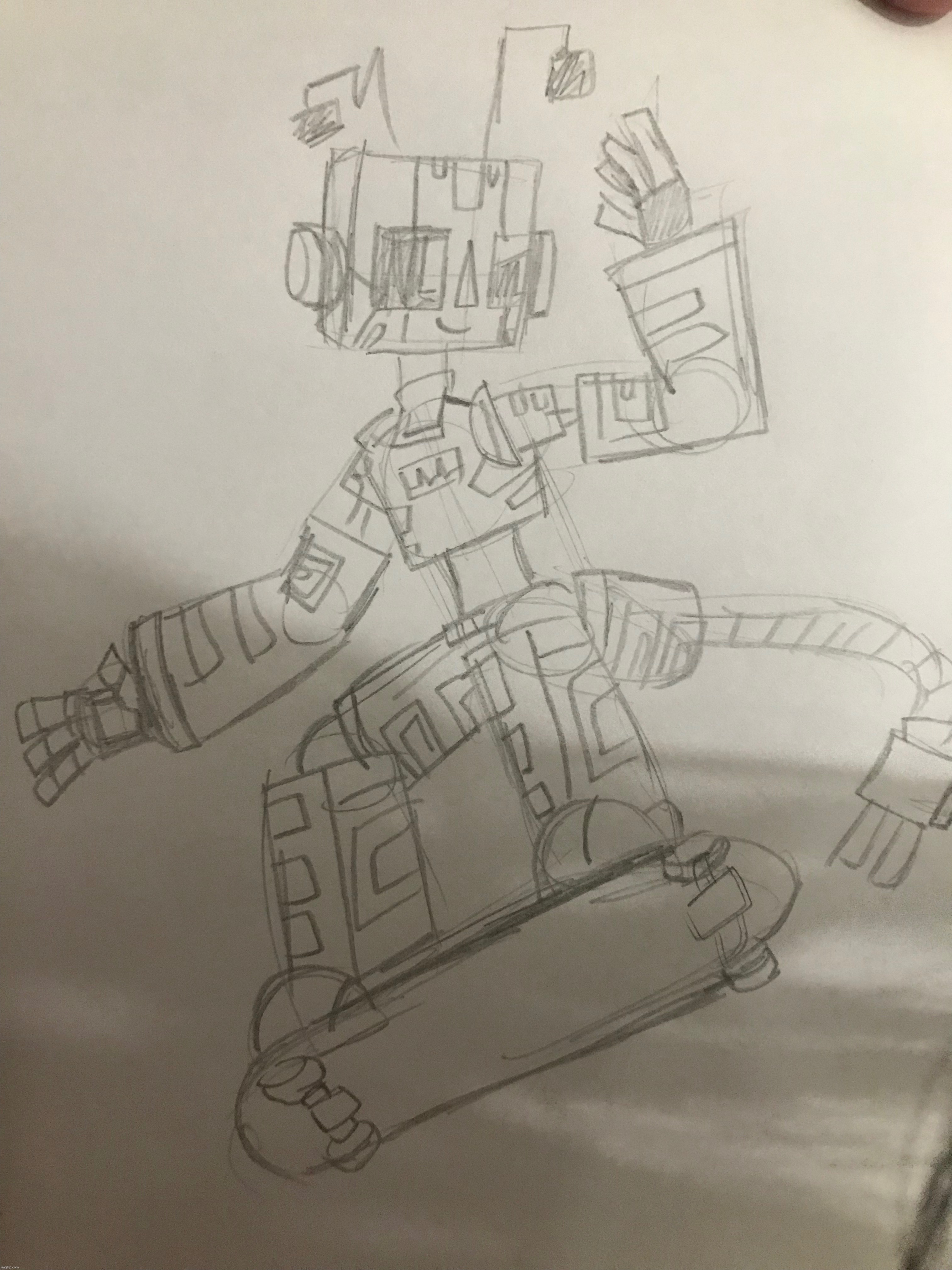 Skateboarding Robot Zerobot! (スケートボードロボットゼロボット！) | made w/ Imgflip meme maker