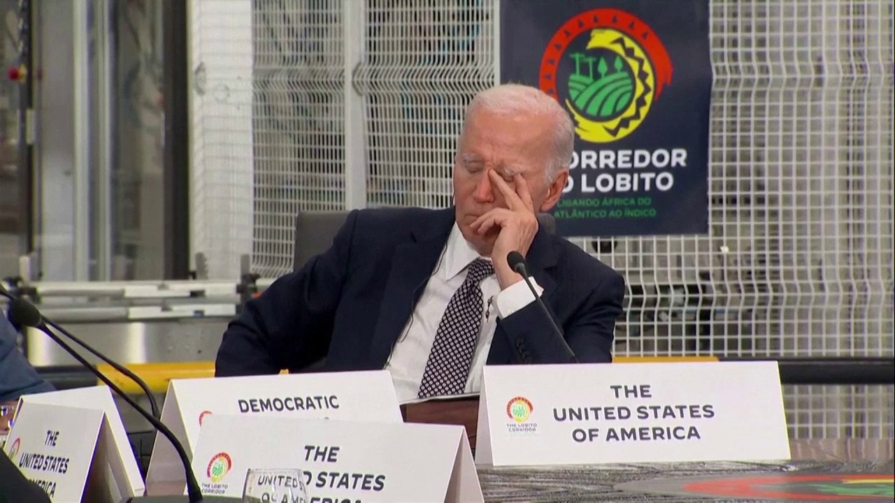 Joe Biden napping Blank Meme Template