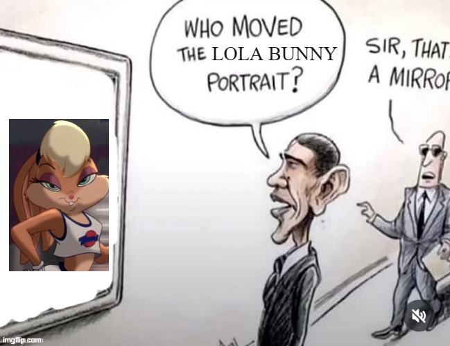 Who moved the ______ portrait? | LOLA BUNNY | image tagged in who moved the ______ portrait,lola bunny,memes,msmg | made w/ Imgflip meme maker