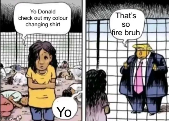 color changing shirt | image tagged in gifs,memes,funny,shitpost,donald trump,ha ha tags go brr | made w/ Imgflip meme maker