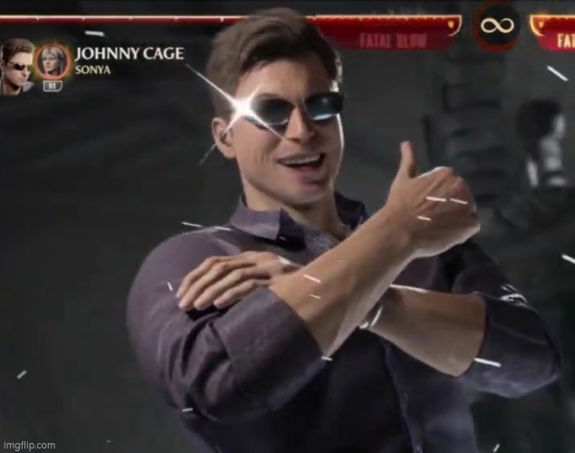 image tagged in johnny cage thumb up | made w/ Imgflip meme maker