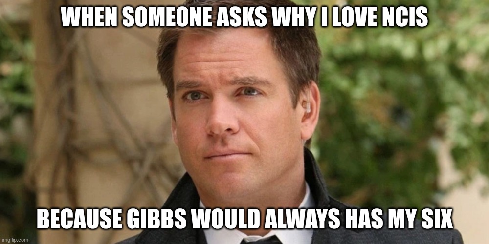 special agent tony | WHEN SOMEONE ASKS WHY I LOVE NCIS; BECAUSE GIBBS WOULD ALWAYS HAS MY SIX | image tagged in special agent tony | made w/ Imgflip meme maker