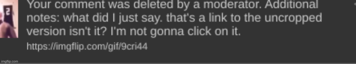 1. I posted this comment a bit ago, and 2 yes it is the uncropped one | made w/ Imgflip meme maker