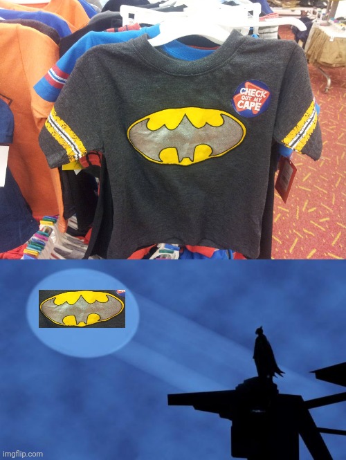 Upside down Batman signal | image tagged in batman signal,batman,upside down,you had one job,memes,shirt | made w/ Imgflip meme maker