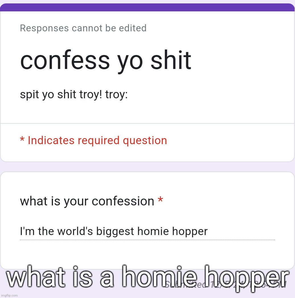 what is a homie hopper | made w/ Imgflip meme maker