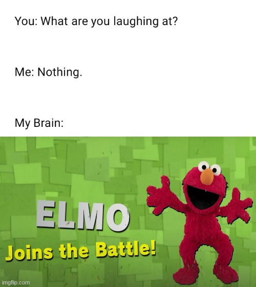 What are you laughing at | image tagged in what are you laughing at,elmo,super smash bros | made w/ Imgflip meme maker