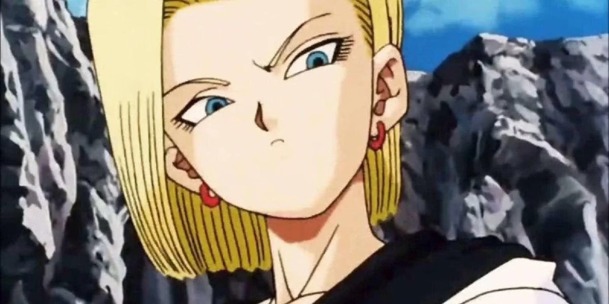 android 18 angry Blank Meme Template